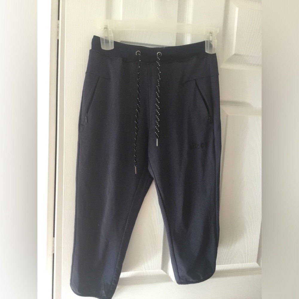 Kitson Dark Blue Joggers with Elastic Waist